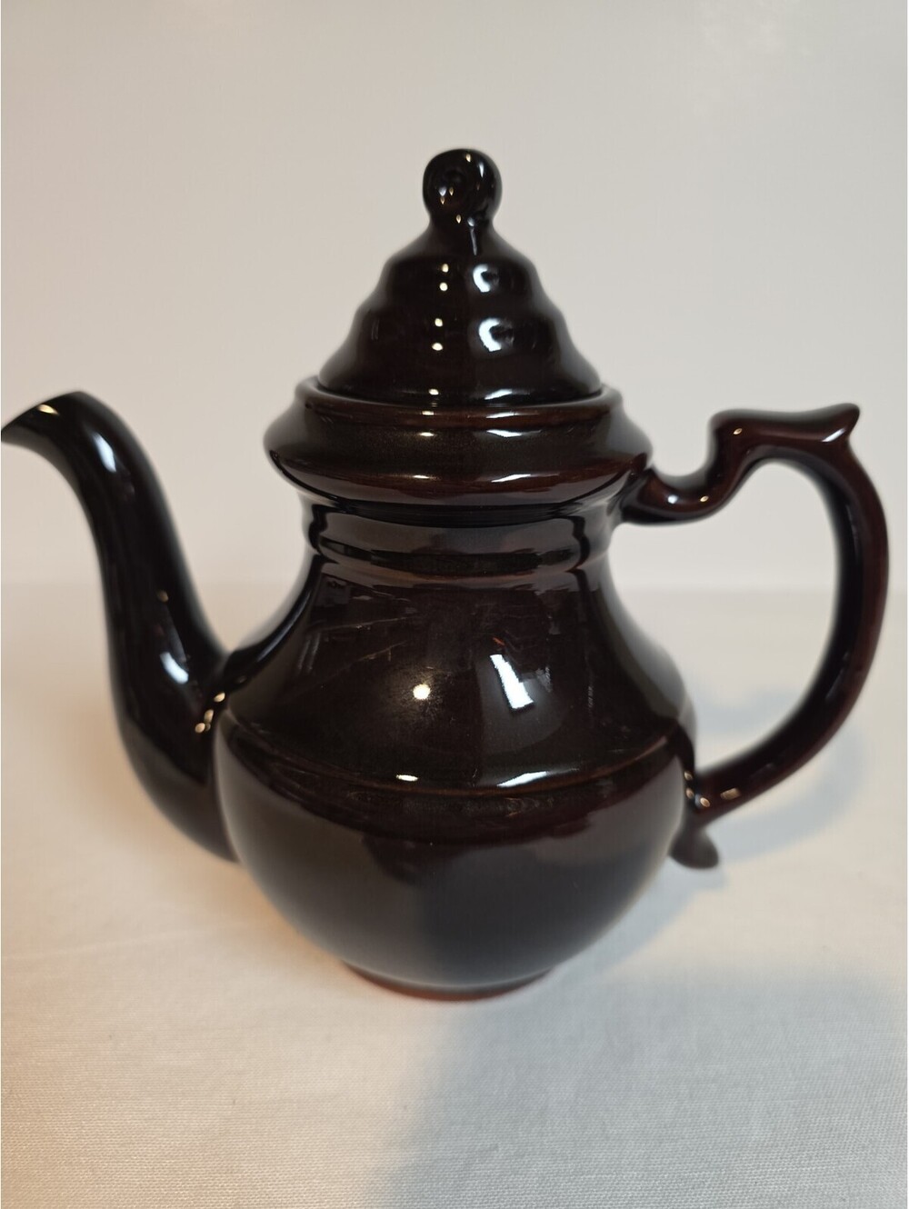 Brown Teapot Japan Redware Clay Glazed